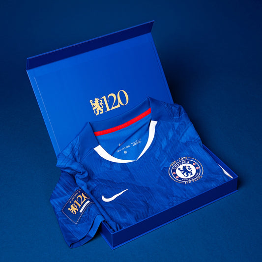 Chelsea Nike Home 120 Year Anniversary Special Edition Boxed Shirt 2025-26 #882/1905