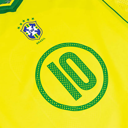 Brazil 2004 Reissue Home Kit with RONALDINHO 10 (Delivery in 2 Weeks)